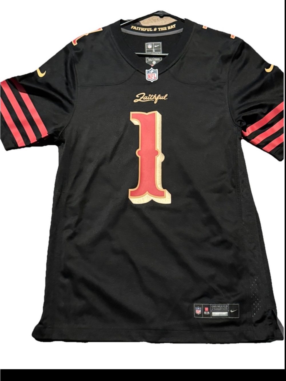 49ers Ricky Pearsall rivalry jersey Size small